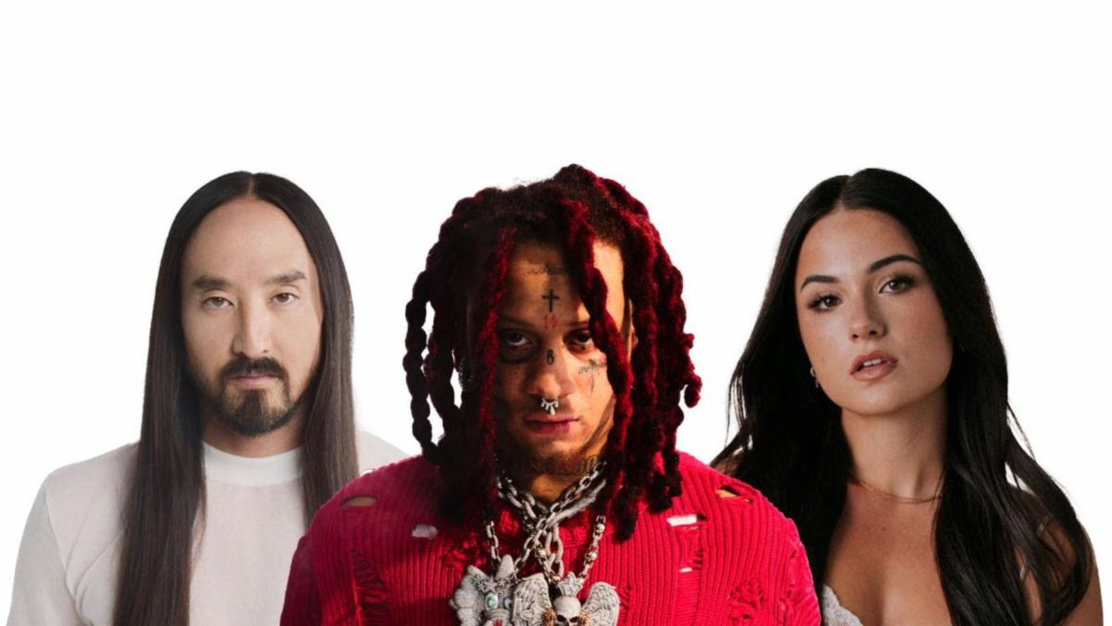 Steve Aoki, Trippie Redd, Jessica Baio